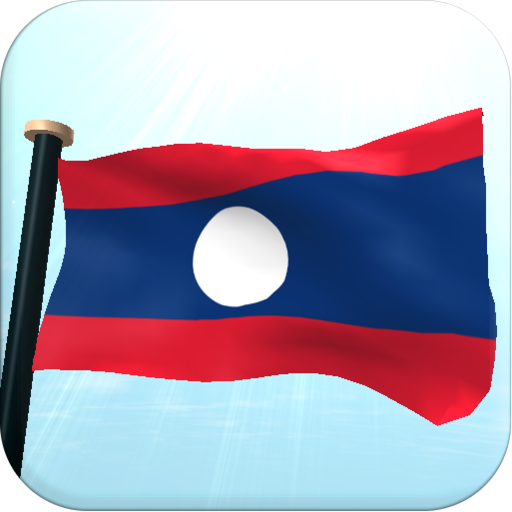 Laos Flag 3D Live Wallpaper logo