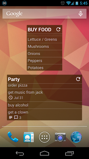 Widget for Trello™ Screen 3