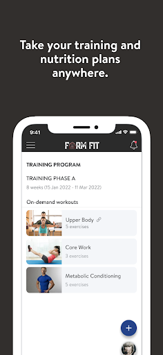 Farm Fit Training Screen 3