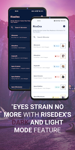 RiseDex - MH RISE Weakness Dex Screen 2