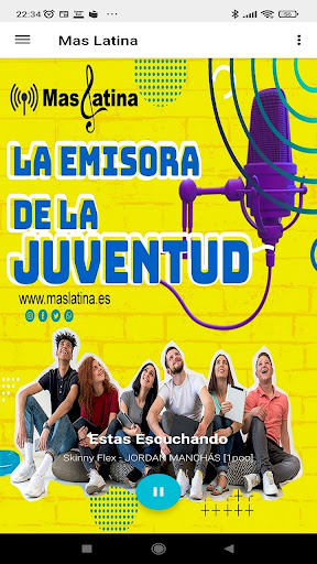 Mas Latina Radio Screen 2