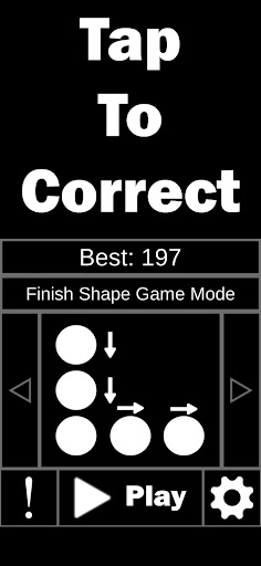 Android application Tap To Correct screenshort