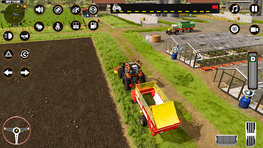 Modern US Tractor Farming Game
