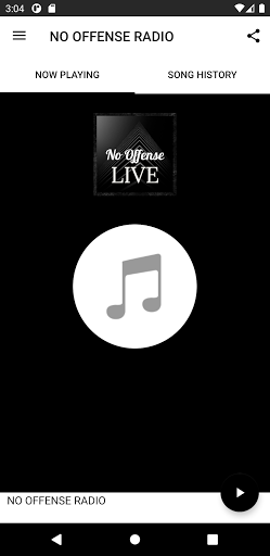 Android application No Offense Radio LIVE screenshort