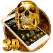 3Dゴールドスカルテーマ - Androidアプリ