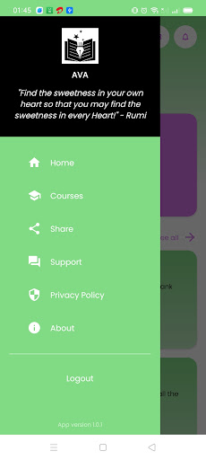 Android application AVA screenshort