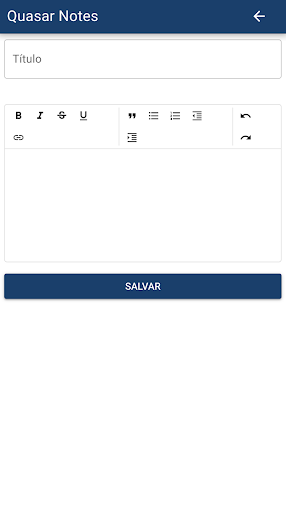 Quasar Notes Screen 2