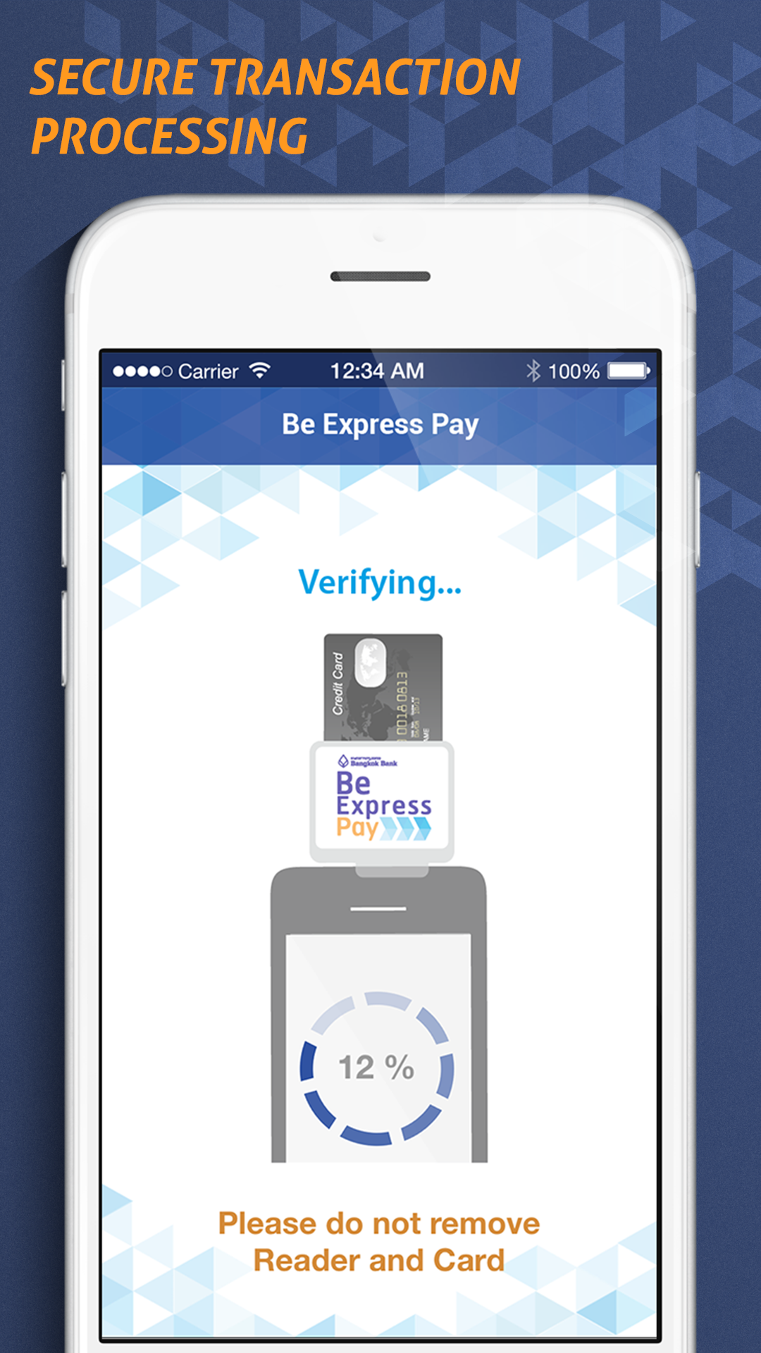 Android application Be Express Pay screenshort
