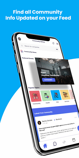 Android application Community Advisor UAE screenshort