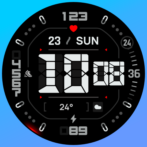 SH064 Watch Face, WearOS watch logo