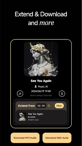 Screenshot of Music AI: Song Generator/Maker