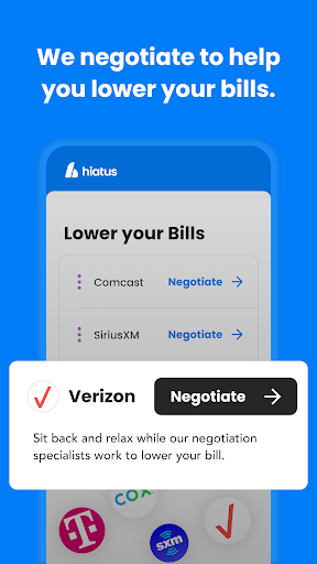 Hiatus: Bill and Money Manager Screen 3