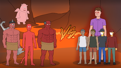 Android application Mr.Evil idle : RPG games screenshort