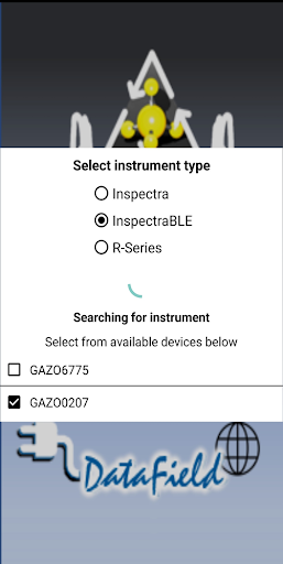 Android application DataField Mobile screenshort