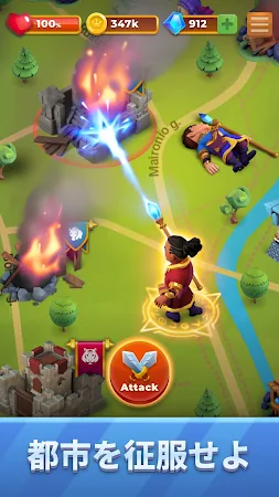 Game screenshot ストリートコンクエスト：マップMMO/RPG mod apk