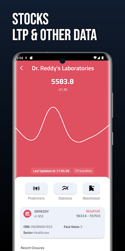 StockSense: Analyze & Predict Screen 2