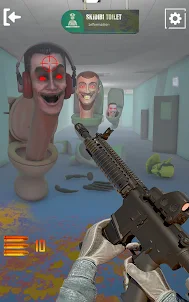 Scary Toilet Monster Shooter