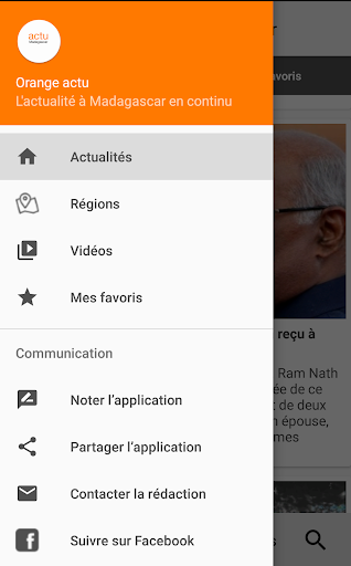 Orange actu Madagascar Screen 2