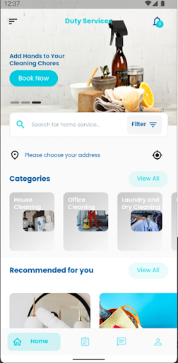 Duty Services - Customer Screen 2