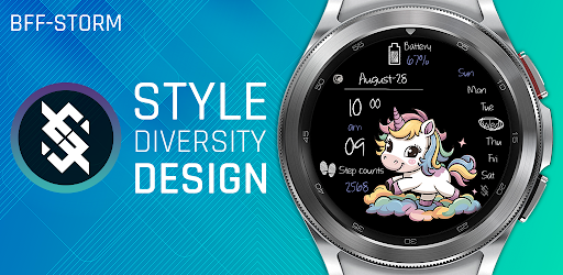 BFF23- Blackboard Art Unicorn