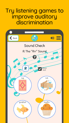 Screenshot of Articulation Teacher - Speech