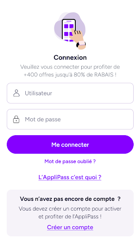 Android application AppliPass screenshort