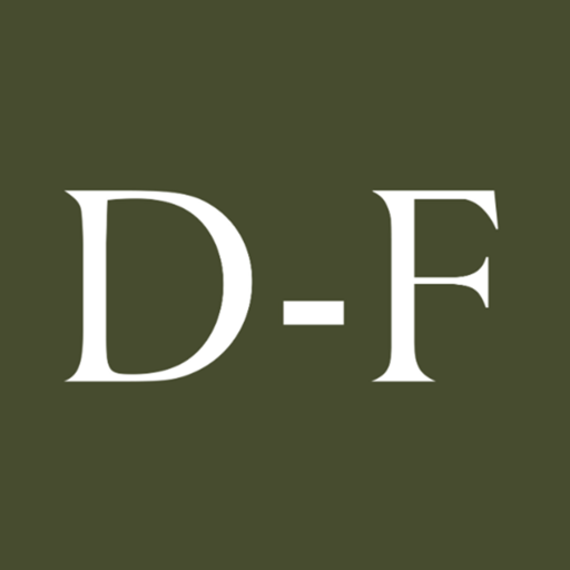 D-F studio logo