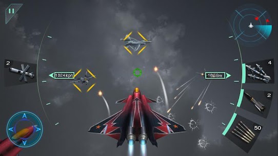 Sky Fighters 3D MOD APK 2022 [Upgrade Jets, Weapons] 2