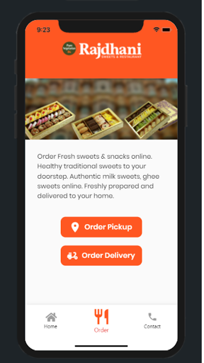 Rajdhani Sweets and Restaurant Screen 2