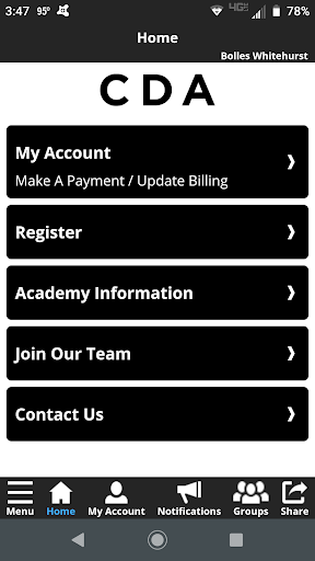 Campus Dance Academy Screen 2