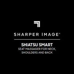 Sharper Image Shiatsu Smart Seat Massager For Neck, Shoulders And Back