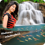 Natural Waterfall Photo Frame Apk