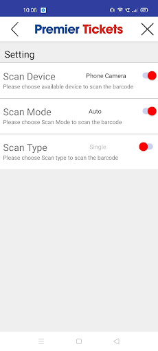 Ticket Scan Screen 3