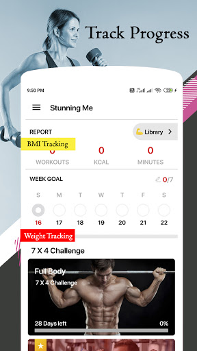 Stunning Me -Fitness challenge Screen 2