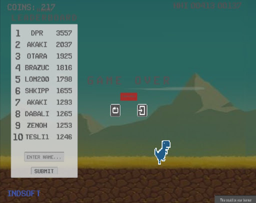 Dino Rush EXTREME Screen 2
