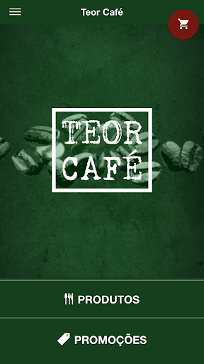 Android application Teor Café screenshort