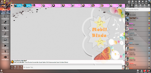 MobilBizde Okey Chat Screen 3