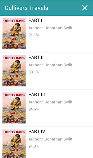 Android application Gullivers Travels screenshort