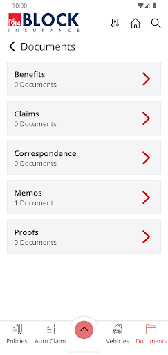 Block Insurance Mobile Screen 3
