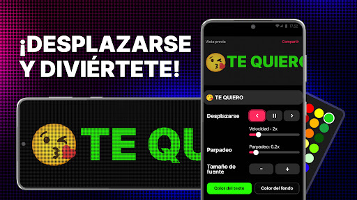 Vista previa de la aplicación