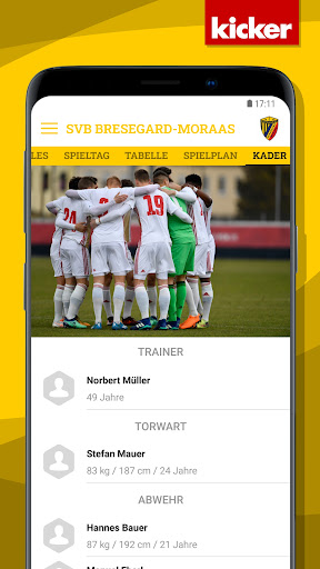 Android application SV Borussia screenshort