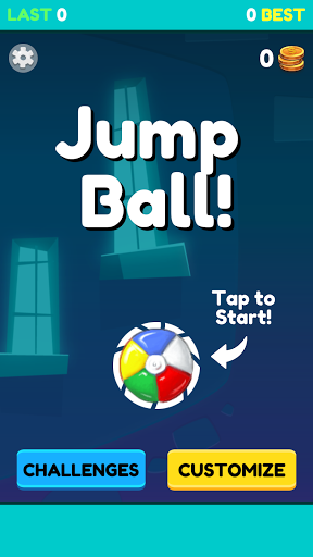 Android application Jump Ball: Helix Tiles Games screenshort