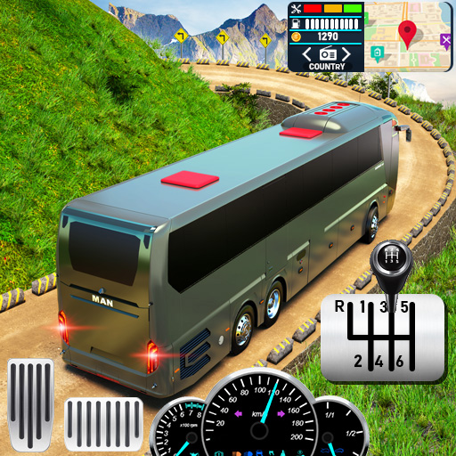 Bus Driving Simulator Bus game  Icon