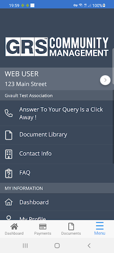 GRS Connect Screen 3