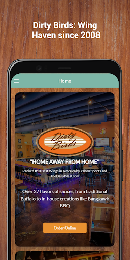 Android application Dirty Birds Bar and Grill screenshort