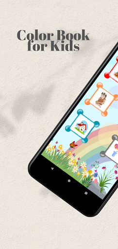 Android application Color Book Game for kids screenshort
