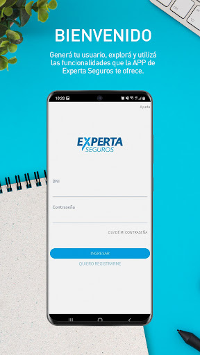 Android application Experta Seguros screenshort