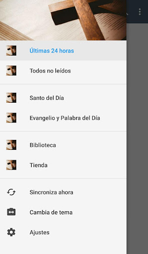 Android application Evangelio y Palabra del Día screenshort