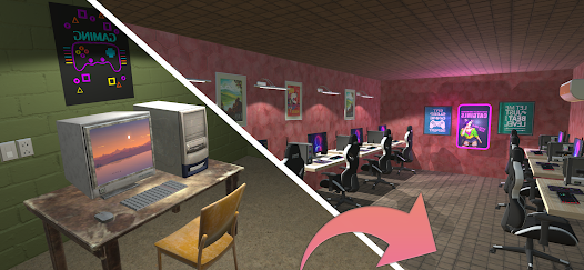 Gamer Cafe Job Simulator Mod APK 6.07 (Unlimited money) Gallery 10