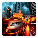Cars on fire Live Wallpaper icon